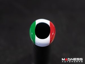 Alfa Romeo 4C Carbon Fiber e-Brake Handle - Italian Flag
